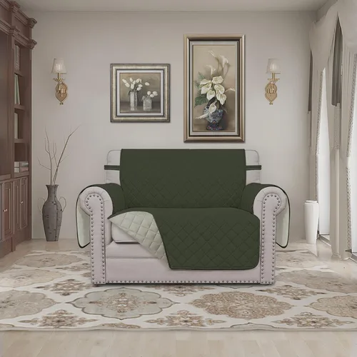 Miniatura 2 de Easy-Going - Funda extragrande para sillón reversible y resistente al agua, protector de muebles con correas elásticas, para mascotas y perros