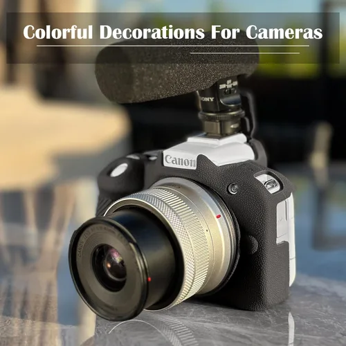 Miniatura 4 de Easy Hood Funda para cámara R50, con botones que marcan la funda protectora de la cámara para cámara de vlogging sin espejo Canon EOS R50, funda