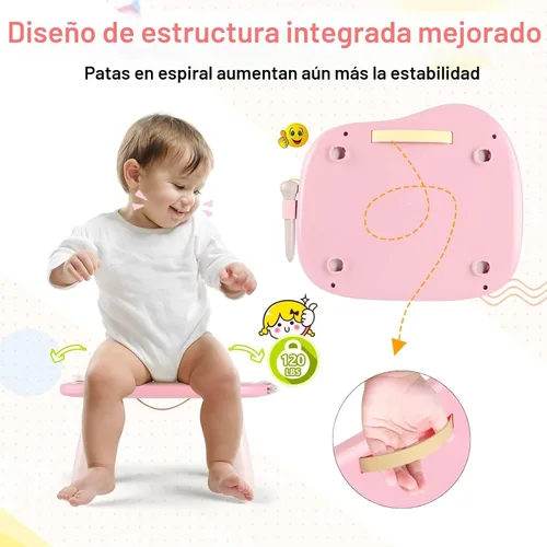Miniatura 8 de Smasiagon - Pizarra de dibujo magnética para niños, juguetes para niñas de 1 a 2 años, pizarra de garabatos portátil para aprender y juguetes Verde