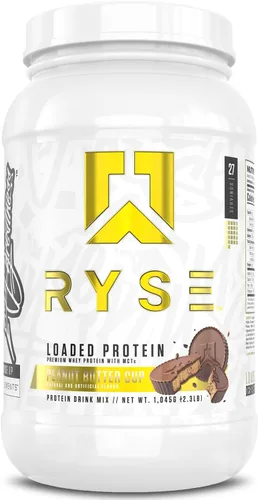 Miniatura 9 de Ryse - Proteína en polvo cargada, 0.88 onzas de aislado y concentrado de proteína de suero de leche, fibra prebiótica y MCT, baja en carbohidratos