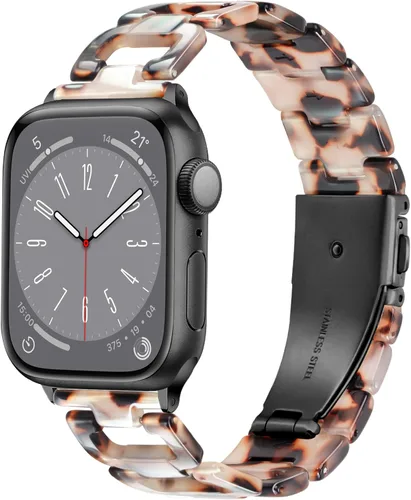Miniatura 11 de Correa ligera de Apple Watch para Apple Watch, de resina en forma de D, compatible con hebilla de acero inoxidable para Apple Watch Ultra 2, 1