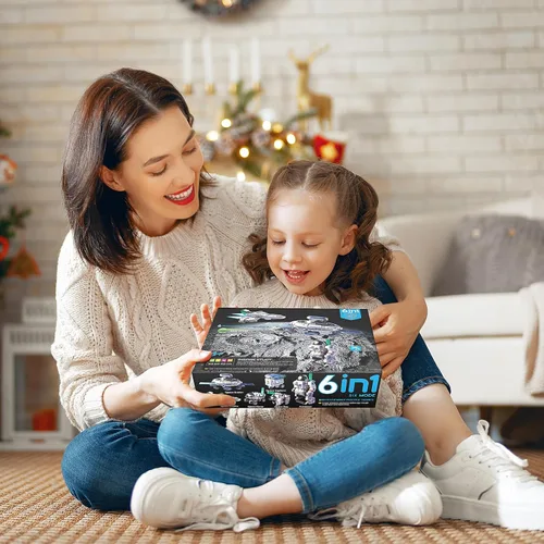 Miniatura 4 de Proyectos STEM para niños de 8 a 12 años Kit de robot solar 6-en-1 Juguetes espaciales para niño niña de 10 años Regalo Juguetes Kits de ciencia Azul