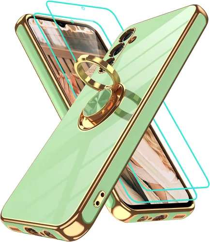 Miniatura 188 de Gritup Funda para Samsung Galaxy A14 5G: Funda Samsung A14 con 2 Protectores de Pantalla, Soporte de Anillo con Rotación 360°, Soporte Magnético