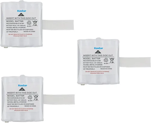 Kastar Paquete de 3 baterías BATT6RW compatibles con batería Midland BATT-6R BATT6R AVP-8 AVP8 y Midland CXT250 CXT280 XT24 XT25 XT26 XT27 XT29