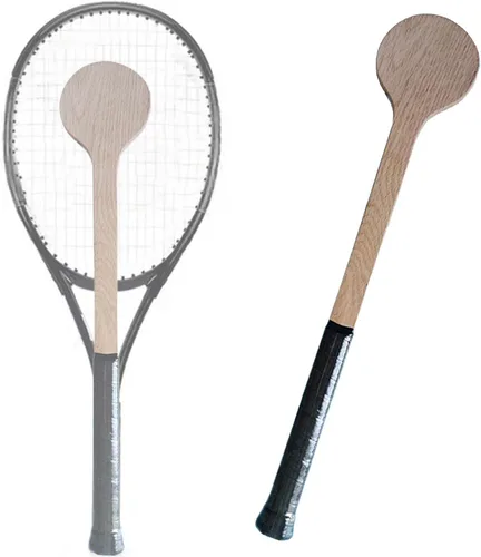 Miniatura 6 de Almencla Cuchara de tenis de madera Sweet Trainer Raqueta de tenis Práctica de bateo con precisión Puntero de tenis Mejorar la capacidad