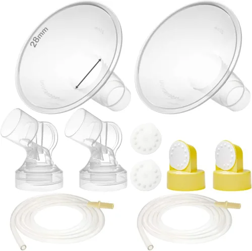 Miniatura 8 de Piezas de bomba Nenesupply con bridas de 27mm Compatibles con piezas de la bomba Medela Pump in Style Accesorios para bomba de pecho No son piezas