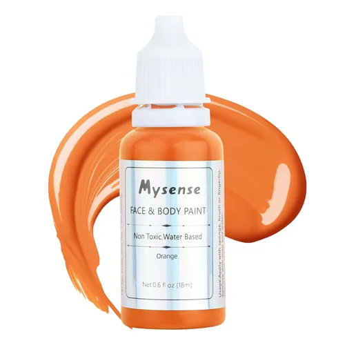 Miniatura 8 de Mysense Pintura facial corporal púrpura pastel, pintura facial lavable a base de agua, pintura corporal crema no tóxica para adultos y niños