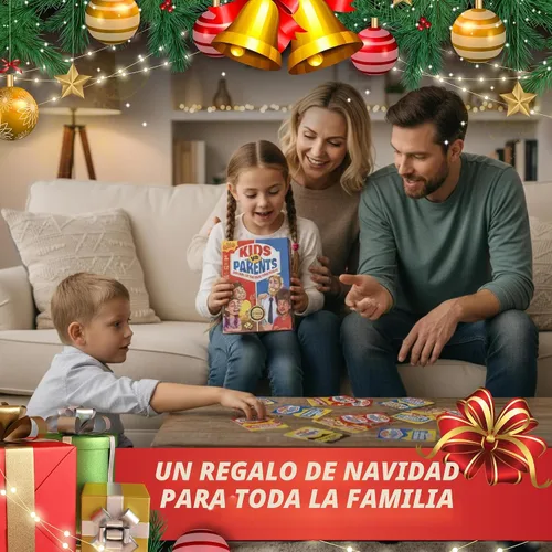 Miniatura 4 de Kids VS Parents - Un divertido juego familiar con iniciadores de conversación y desafíos divertidos - Juego de cartas para niños, adolescentes