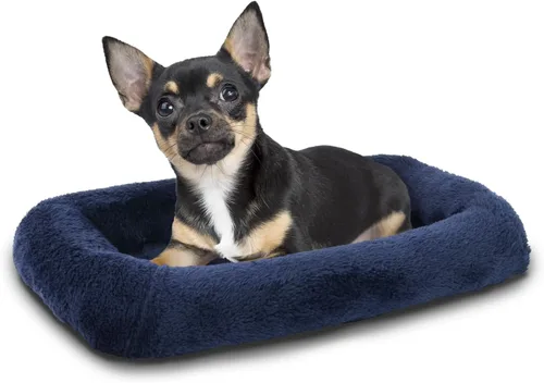Miniatura 8 de Patas Lague Cama Bolster para Perros Extra Pequeños 16''x12'', Cama Sofá de Espuma Suave y Cálida para Mascotas, Alfombrilla para Jaula de Gris
