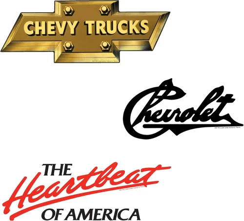 Miniatura 4 de Paquete variado de calcomanías de vinilo para Chevrolet Chevy Branding, tamaño grande, para laptop, botella de agua, álbumes de recortes, tableta
