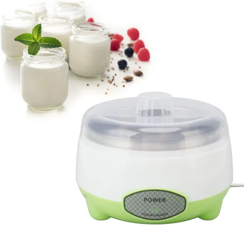 Miniatura 2 de Cryfokt Máquina para hacer yogurt, ahorro de energía, máquina para hacer yogurt, contenedor de acero inoxidable, compacto para cocina