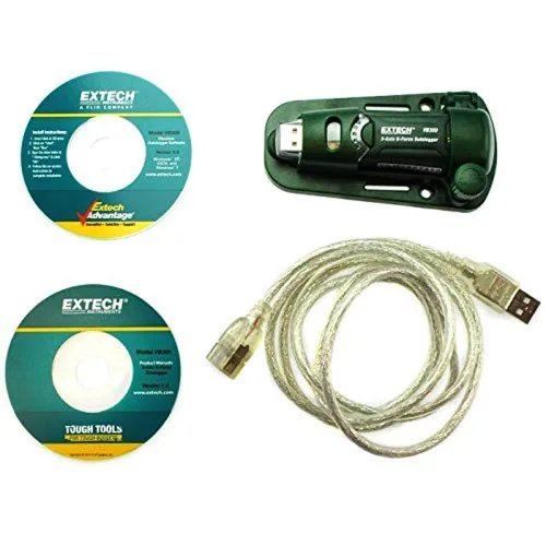 Miniatura 4 de Extech VB300-3-Axis G-Force USB Datalogger