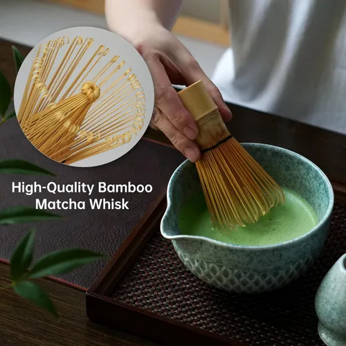 Miniatura 2 de Juego de batidor de matcha, 7 piezas, apto para lavavajillas, regalo de cumpleaños para amantes del matcha, ideal para principiantes (G)