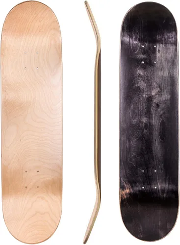 Miniatura 4 de Cal 7 Tabla de patineta de arce en blanco 7.75, 8.0, 8.25 y 8.5 pulgadas Verde