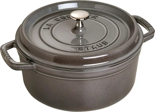 Miniatura 15 de staub La Cocotte Redondo 40500-106 Mini Pico Cocotte Redondo Gris 40500-106 - Maceta esmaltada a dos manos