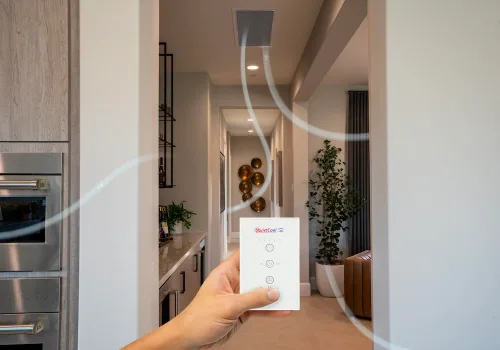 Miniatura 6 de Quietcool Kit de control inalámbrico para ventilador de toda la casa, no requiere cableado duro para interruptor de pared, capacidad de tres
