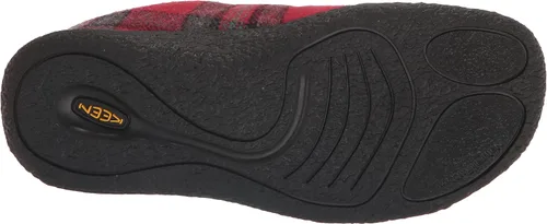 Miniatura 4 de KEEN Pantuflas casuales Howser Wrap para mujer, negro, rojo, cuadros (Red PlaidBlack)