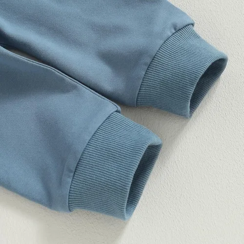 Miniatura 7 de Lesimsam Conjunto de sudadera de manga larga para bebé niño y niña, para otoño e invierno