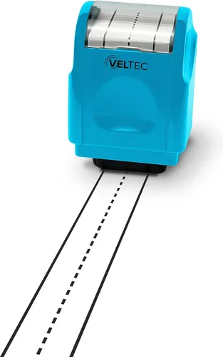 Miniatura 7 de Veltec Sello de rodillo de práctica de líneas de escritura a mano para niños, padres y profesores (azul claro)