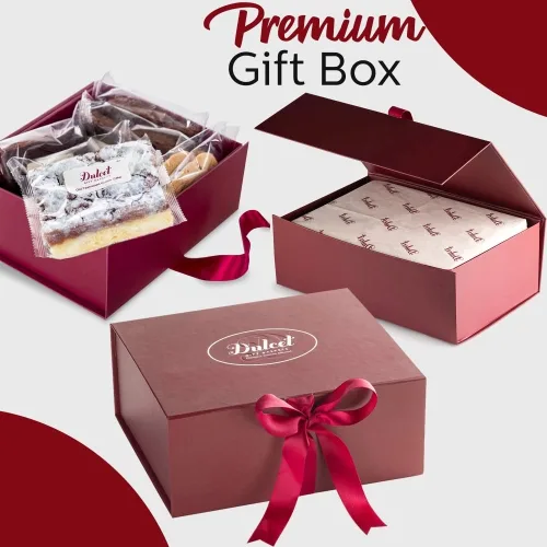 Miniatura 6 de Dulcet Gift Baskets Caja de regalo de la colección de chocolate definitiva rellena con brownie de dulce de leche, rugelah escamoso, pastel