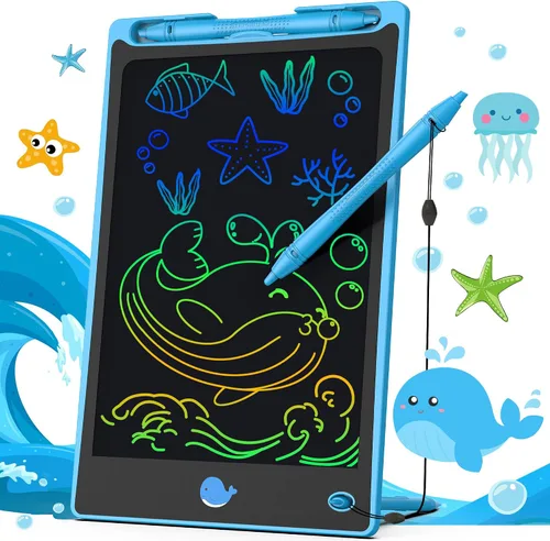 Miniatura 12 de Hockvill Tableta de escritura LCD para niños de 8.8 pulgadas, juguetes para niñas y niños, almohadilla de dibujo para niños de 3, 4, 5, 6, 7 años
