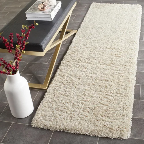 Miniatura 47 de SAFAVIEH Laguna Shag Collection - Alfombra decorativa, 2 pies 3 pulgadas x 4 pies, color beige, diseño sólido, no desprende pelusa y de fácil