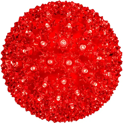 Miniatura 15 de Novelty Lights - Esfera de estrella de luz LED de 6 pulgadas con 50 luces, 100% verdadero parpadeo blanco cálido, bola de ornamento, cable