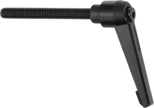 Miniatura 21 de uxcell Perillas ajustables M5 x 0.472 in, mango de rosca macho, botón de trinquete de liberación rápida, perno giratorio para maquinaria de torno