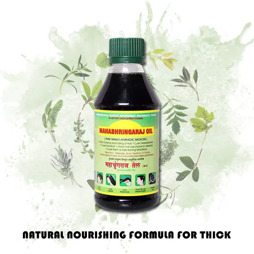 Miniatura 3 de Mahabhringraj - Aceite ayurvédico para el cabello, 2 botellas de 6.8 fl oz cada una