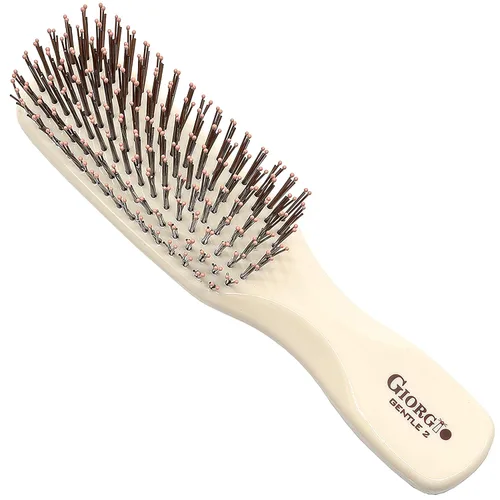 Miniatura 7 de Giorgio Cepillo desenredante suave para el cabello, cerdas de doble longitud para hombres, cabello fino y grueso, masajeador de cuero cabelludo