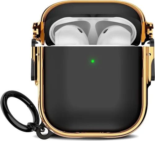 Miniatura 16 de Maxjoy para Funda Linda de AirPods 2 (2019) con Bloqueo de Seguridad, Compatible con Funda de AirPod de 2ª Generación de Mármol para Mujeres