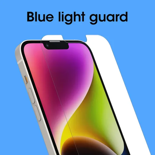 Miniatura 5 de OtterBox AMPLIFY - Protector de pantalla de cristal antimicrobiano para iPhone 14 Plus, respuesta táctil impecable, resistente a las huellas