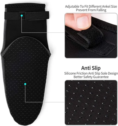 Miniatura 3 de COPOZZ Calcetines de buceo de neopreno de 0.118 pulgadas (0.118 in), antideslizantes para esnórquel natación, jóvenes, hombres y mujeres