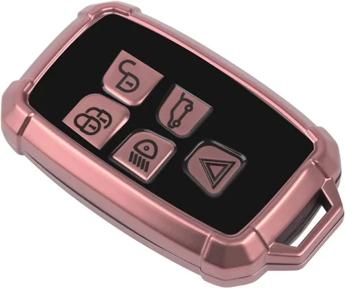 Miniatura 7 de x xotic tech Funda para llavero compatible con Range Rover Evoque Discovery LR4 Land Rover Sport o Jaguar XF XJ F-PACE F-Type 5 botones, protección