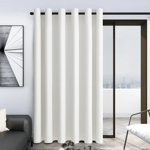 Miniatura 205 de Deconovo Cortina opaca, para oscurecer la habitación Gris claro
