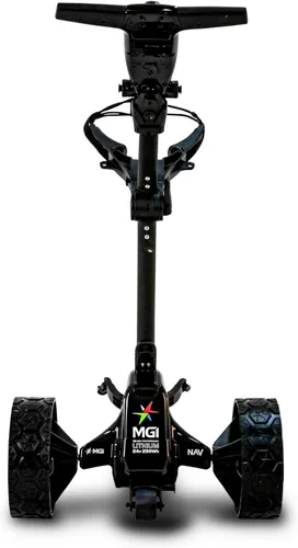 Miniatura 7 de MGI Zip Navigator Electric Golf Cart - 36 Hole Battery - Remote Control - (Drink, Umbrella, & GPS Phone)