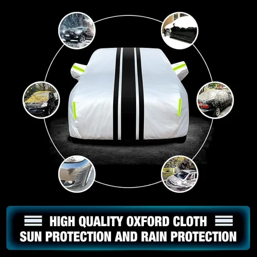 Miniatura 7 de Funda completa de coche compatible con Audi RS2/RS Q3/RS Q8/RS Q e-tron - Fundas de coche para todo tipo de clima, impermeable, transpirable