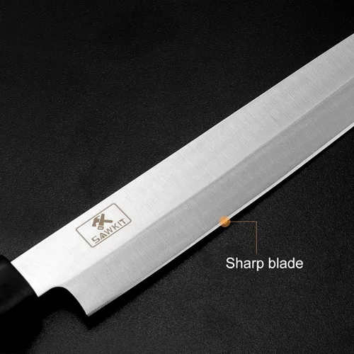 Miniatura 4 de Sashimi - Cuchillo de sushi de 7 a 9 pulgadas, cuchillos de deshuesado perfectos para pescado, pan de chef, para cortar sushi/fileteado de pescado