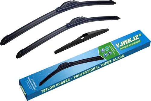 Miniatura 17 de Escobillas de limpiaparabrisas de 18"+18" pulgadas de repuesto para Chevrolet HHR 2006-2011, Jeep Commander 2006-2009, Cherokee 1997-2001 y Ford