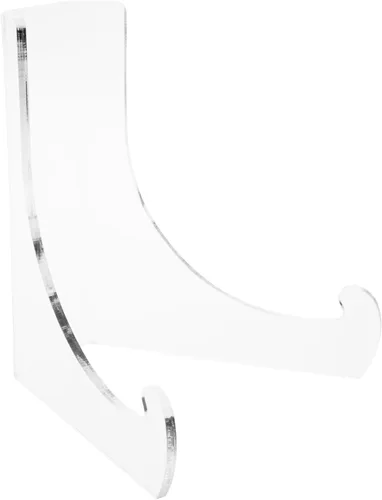 Miniatura 6 de Plymor - Atril soporte plano de acrílico transparente con caballete y bordes