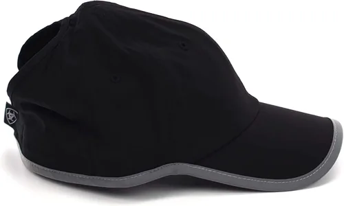 Miniatura 3 de ARIAT Gorra Ponyflo negra para mujer con cierre de velcro