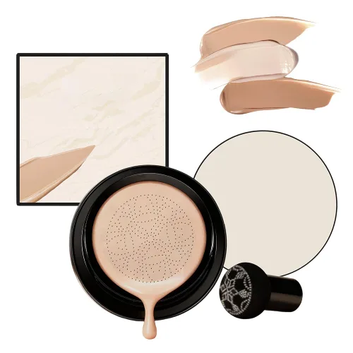 Miniatura 8 de Base para mujeres mayores, 2026 nuevo cojín de cabeza de hongos CC crema, hidratante de larga duración cobertura completa BB Cream Base para piel