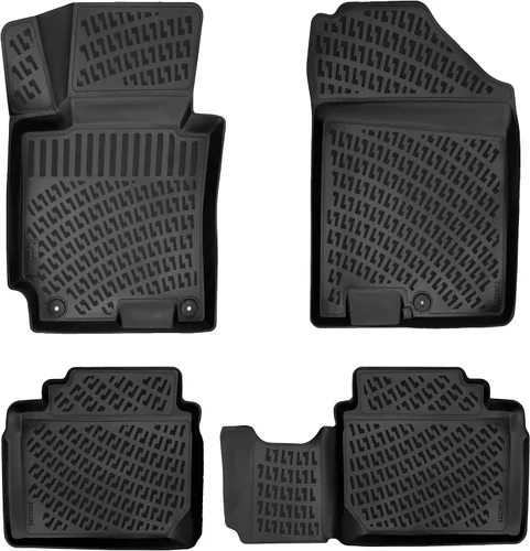 Miniatura 10 de RizLiner Kia Sorento 2003-2009 Floor Mats 3D Custom Fit Compatible with Kia Rubber Car Mats Laser Measured Floor Liners All Weather Heavy Duty