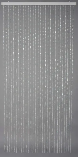 Miniatura 3 de Cortina de cuentas de cristales de imitación iridiscentes de 3 x 6 pies con 34 hebras para puerta, divisor de habitación, decoración de fiesta
