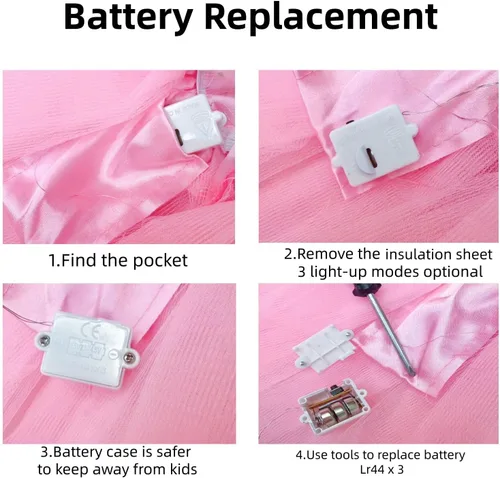Miniatura 12 de Faldas de tutú LED para mujer, falda de tul con capas para baile de ballet, faldas iluminadas para disfraz de fiesta