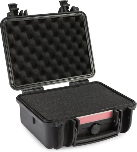 Miniatura 3 de Amazon Basics Estuche rígido para cámara, pequeño, negro, sólido, 12"L x 11"W x 6"H