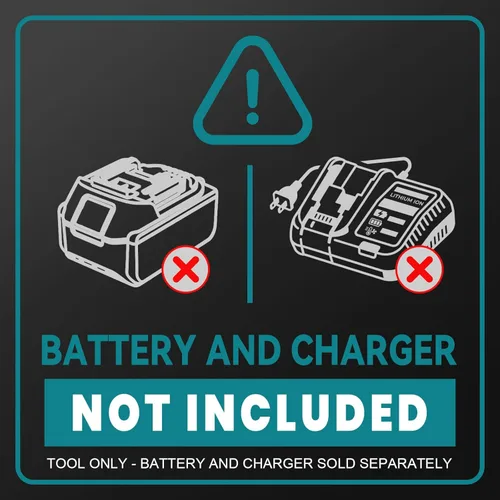 Miniatura 9 de Inflador de neumáticos inalámbrico, compresor de aire portátil, bomba de aire de neumáticos compatible con batería Makita de 18 V, bomba automática