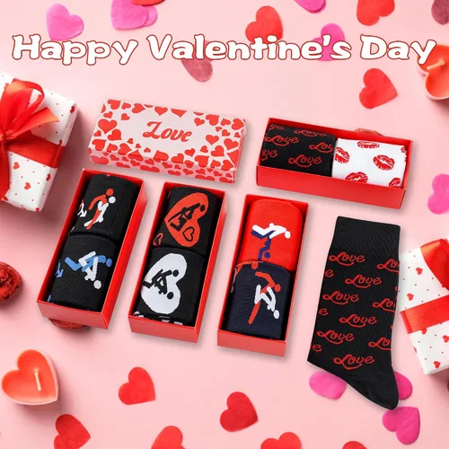 Miniatura 2 de BONANGEL Calcetines de vestir divertidos para hombre, coloridos y divertidos, calcetines locos, regalos para hombres