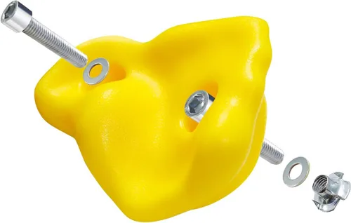Miniatura 5 de Rainbow Craft Soportes de escalada en roca de mono para niños, 20 soportes de pared de roca, 2 asas y 1 cuerda de escalada anudada de 8 pies, kit