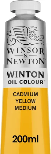 Winsor & Newton Tubos de pintura Winton de aceite Amarillo cadmio medio